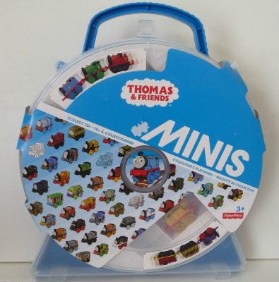 Thomas de Trein - Opbergkoffer voor de Minitreintjes speciale gouden Thomas) (Thomas with Mini's Collectors Playwheel) | THM-DGW00 (Thomas Minis