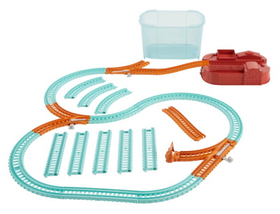 Trackmaster Revolution - 25 delige uitbreidingsset (Track Bucket) Road & Rail Serie - voor de Thomas Trackmaster Push Along serie) | TM-FXX69
